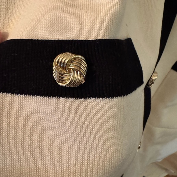 & Other Stories Oversized Gold button Cardigan Size M - Picture 7 of 14